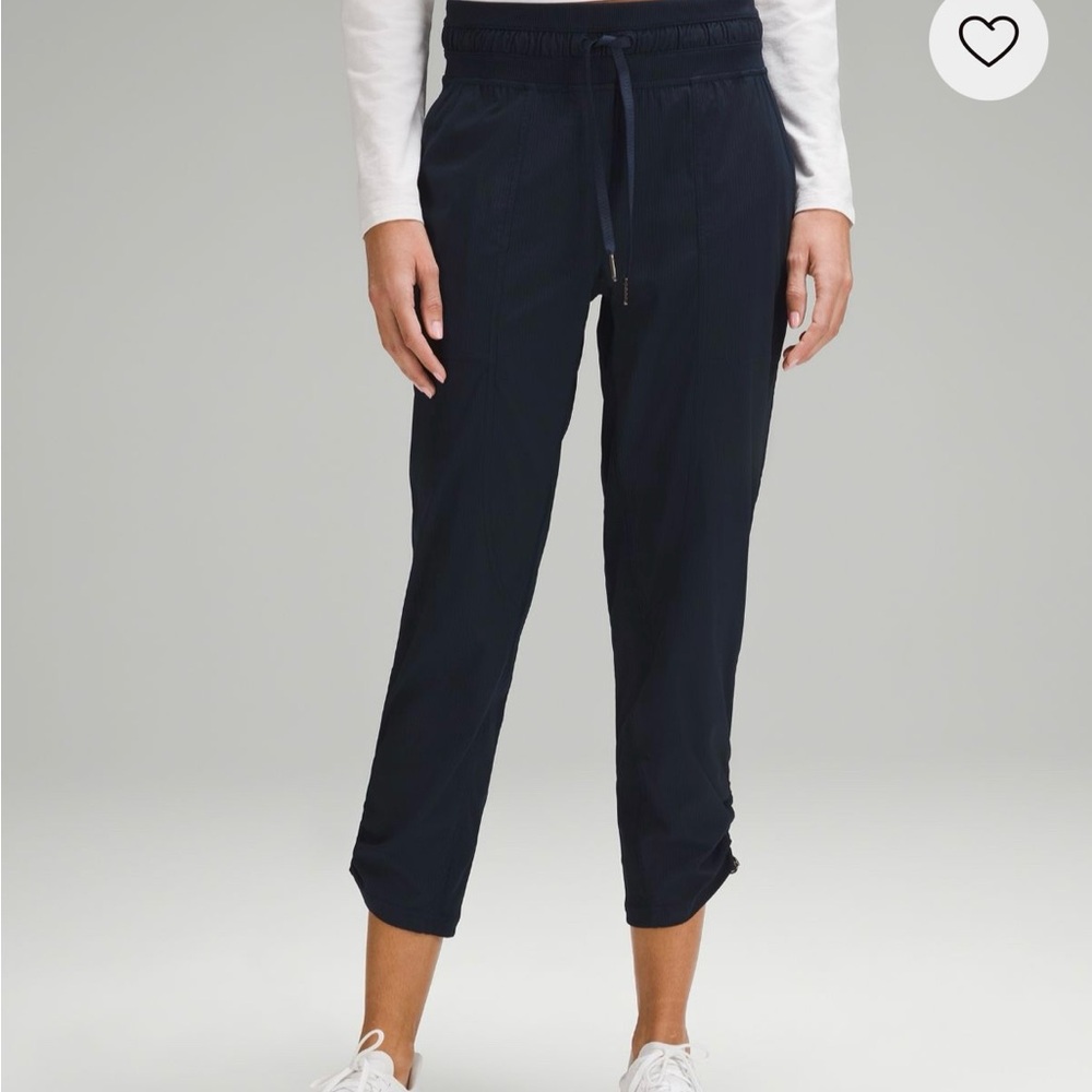 Lululemon Dance Studio Mid-Rise Navy Blue Cropped Pants